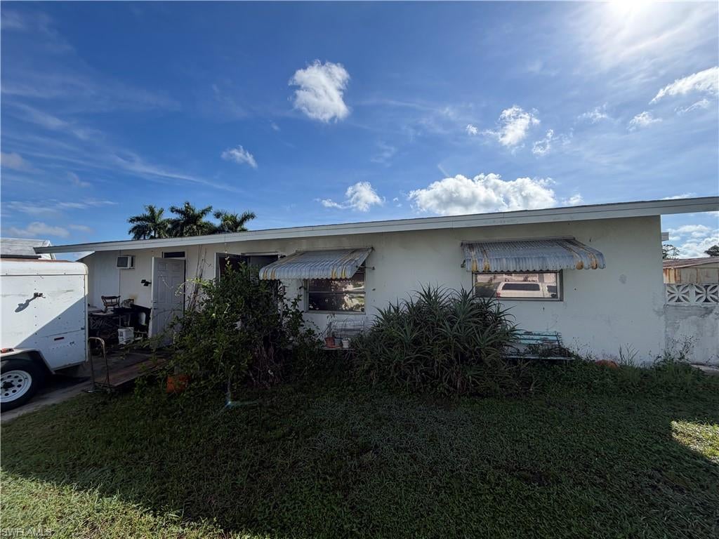 Exceptional opportunity to own an oversized corner property with direct river frontage and an existing concrete seawall! Whether you're looking for a renovation project or the perfect location to tear down and build your dream waterfront estate, this property offers incredible potential. Enjoy breathtaking river views, spectacular sunrises and sunsets, and the peaceful waterfront lifestyle that Southwest Florida is known for. The generous lot size and desirable corner location provide added space and flexibility for your future vision. Renovate the existing home to make it your own or start fresh with a custom-designed waterfront residence. Opportunities like this are increasingly hard to find! Property is being sold as a renovation or teardown project. Bring your imagination and take advantage of this rare chance to create your own riverfront paradise!