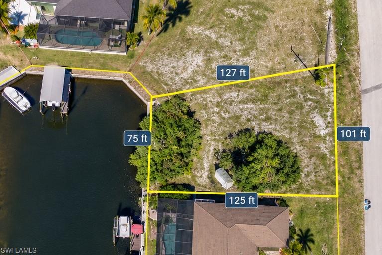 Beautiful oversized waterfront residential lot in Cape Coral, offering more space than a standard lot! Featuring desirable western exposure, perfect for enjoying breathtaking Florida sunsets while relaxing by the canal. Build your dream home and create your own piece of paradise in Southwest Florida!