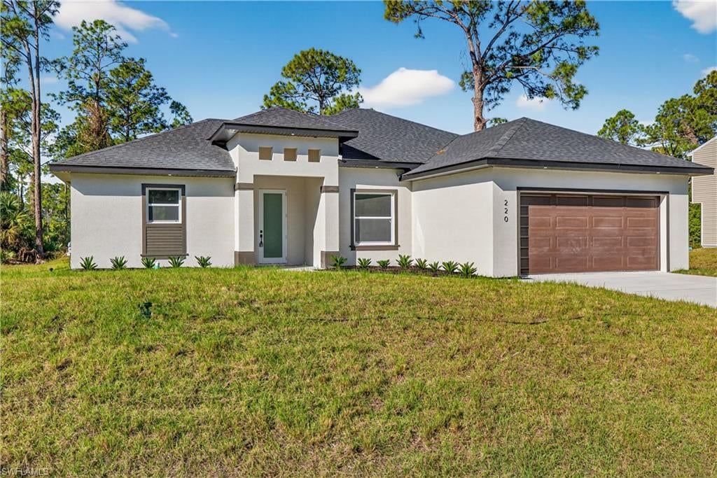 One or more photo(s) has been virtually staged, AI generated or rendered.  Brand new home 2026 

This move-in-ready property in Lehigh Acres, Florida, boasts several attractive features:
Impact Windows and Doors: The home is equipped with impact windows and doors throughout, a significant advantage in Florida's climate.
Modern Appliances: It includes stainless steel appliances, suggesting a modern and convenient living space. Enough space in the backyard for a pool.
Note: this house doesn't have a pool