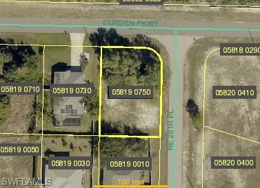 Build your Florida dream home on this corner lot with desirable southern exposure in NE Cape Coral! Offering approximately 10,498 square feet, this residential homesite provides the opportunity to design a home around your lifestyle, with a sunny southern-facing backyard ideal for enjoying outdoor living and a future pool. Whether you’re planning your primary residence, a seasonal retreat, or holding land for the future, this lot is worth a look!