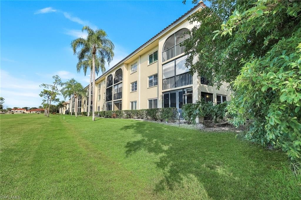 HERE IT IS! Ideally Located, Fully Updated, Newly Furnished, END-UNIT, Golf Course view, 2bed condo you've been searching for.  Impressive updates throughout including a full kitchen makeover, IMPACT GLASS WINDOWS & DOUBLE SLIDER DOORS, Diagonal Tile, Crown Molding, Extra End-Unit Windows and the home is offered with the lovely furnishings included. This unit has wide-open golf course views & amazing sunsets to enjoy as part of your daily lifestyle. Incredible location with a short 2 miles to beautiful Clam Pass Beach with a boardwalk tram ride, beachside dining, kayak launch and beach activity rentals. Explore amazing dining & shopping nearby at our famous Waterside Shops and Mercato, visit Artis of Naples with live music events & Naples Philharmonic performances, and stroll down our infamous 5th Ave S for al fresco dining, shopping our art galleries, or take a scenic walk to our amazing sandy beaches.  
Doral at Park Forest offers a social calendar and optional membership to Quail Run Golf Course and is also within an A+ rated school zone.  Here is your GEM - Come and enjoy the New Year in your New Home.