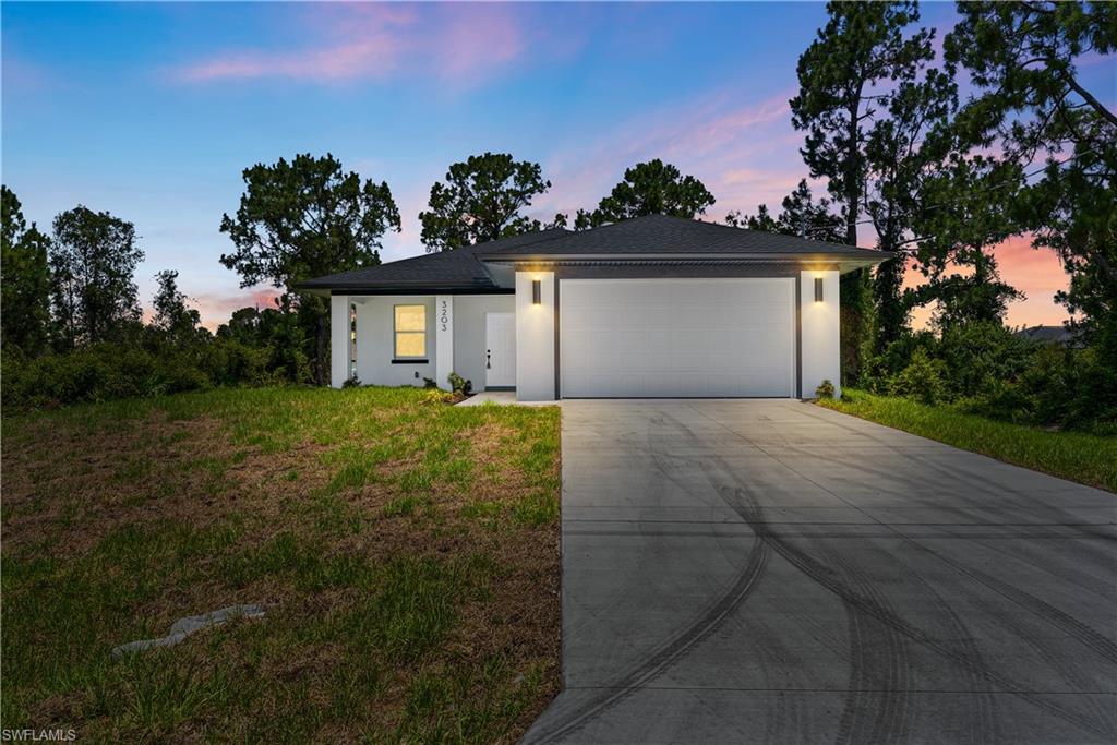 Brand-New Construction Home for Sale in Lehigh Acres – Incredible Value for the Price Looking for more space without overpaying? This brand-new construction home in Lehigh Acres offers exceptional value with a functional open layout, modern finishes, and move-in ready convenience making it one of the best-priced homes in Lehigh Acres right now. This 3 bedroom, 2 bathroom home features a bright open concept design with spacious living and dining areas that flow seamlessly into the kitchen. The kitchen is designed for both everyday living and entertaining, complete with a large center island, sleek cabinetry, and plenty of counter space. The split bedroom floor plan provides privacy, with a spacious primary suite that includes a walk-in closet and private bathroom. The additional bedrooms are well-sized, perfect for guests, a home office, or growing families. Step outside to a large backyard with endless potential for outdoor living, entertaining, or future additions. Homes with this much space at this price point are hard to find. Conveniently located near Sunshine Blvd N and Lee Blvd, with easy access to Fort Myers, shopping, dining, and major roadways. If you are searching for new construction homes in Lehigh Acres, affordable homes near Fort Myers, or move-in ready homes, this property is such a good value and a must see.*photos from previously sold model some finishes may vary"