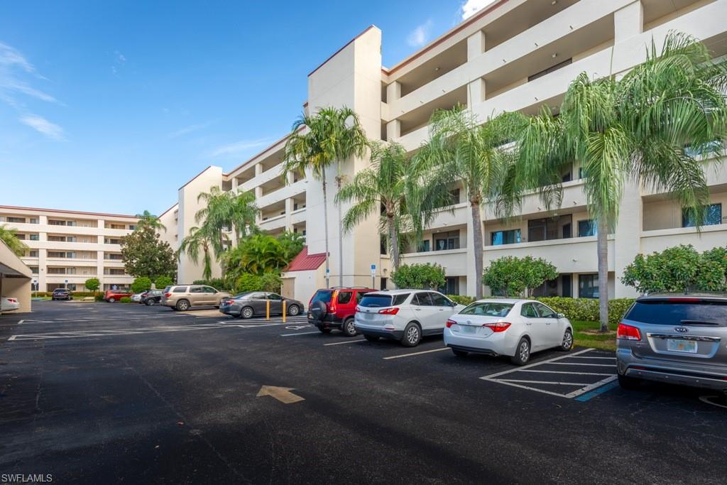 Great Opportunity!!! Priced to sell, in this Golf and Tennis Community!! This 2 bedrooms 2 bathroom condo has tile flooring throughout the unit. Impact Resistant windows and the sliding glass door off the main living area is also Impact resistant.  Stackable Washer and Dryer.  Primary Bedroom has plenty of closet space and an ensuite bathroom.  You can enter your screened in lanai off the primary bedroom as well as the Florida Room at the back of the condo.  Relax and enjoy the beautiful view of the golf course and lake from your screened in lanai or the Florida Room from the back of the unit.    
This is a 55+ Gated Community is peacefully set in the middle of everything there is to do in South Fort Myers. Close to RSW International Airport, and Punta Gorda Airport which offers you options for you to frequent this as your seasonal home or if you intend to live full time. Golfing is Bundled in your Fees for 2 Owners to Play as you Desire. Putting Green, Driving Range, Basketball, 6 Tennis Courts, Pickleball, Bocce Ball or Shuffleboard. Many Cards and Game Groups, Planned lifestyle events and outings. Live Music events and Entertainment brought in for you and your guests. "Tee Room" Restaurant/Bar, Great Neighbors and Social Support. Close to shopping, restaurants, everything you need is here or just outside our gates. Condo fees cover all your amenities plus your internet/cable, water, sewer, trash removal, lawn maintenance, you pay your electricity. Great fun, friendly community!