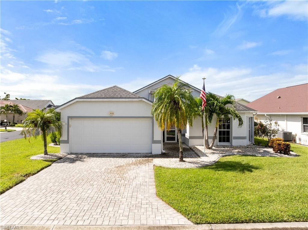 Welcome to 3820 Ponytail Palm Court, a highly desirable MARTINIQUE model perfectly situated on an oversized lot at the end of a quiet dead-end street. Surrounded by newer homes, this residence anchors the street with privacy and charm.

This spacious home offers 2 bedrooms plus a versatile den, 2 bathrooms, and a 2-car garage. The kitchen is equipped with granite countertops and solid wood cabinetry and updated stainless steel appliances. Designed with comfort and functionality in mind, this residence is offered furnished/turnkey, making move-in effortless.

A highlight of the home is the upgraded Florida room, providing additional living space with tranquil views of the beautifully landscaped yard. Whether enjoying your morning coffee, hosting friends, or relaxing with a book, this inviting space is sure to become a favorite.

Sabal Springs is rich with amenities, including a clubhouse with restaurant, championship golf course, tennis courts, driving range, putting green, Olympic-sized pool, spa, fitness center, library, dance floor, and a full calendar of social clubs and events. Additional perks include Wi-Fi, cable, a manned guard gate with 24-hour patrol, and professional exterior painting of your home every seven years—all included with a low HOA fee of less than $368 per month.

Don’t miss this opportunity to make this one yours—a sought-after MARTINIQUE model on one of Sabal Springs’ premier oversized lots. Schedule your private showing today!