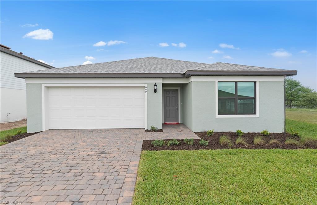 Enjoy the benefits of special pricing, low payments, and exclusive financing rates! Whispering Lakes offers a gated entrance, community pool, and is conveniently close to brand-new schools, parks, and everyday necessities making it an ideal choice for all. Best of all, there are NO CDD fees here! Introducing the new construction Chapman plan, now underway with an estimated completion date between Nov/Dec. Located in the desirable Whispering Lakes community in Lehigh Acres, just east of Fort Myers, Florida, this stunning neighborhood features 290 brand-new home with smart home, open concept designs Whispering Lakes is the perfect place to call home - don't miss out on this incredible opportunity!