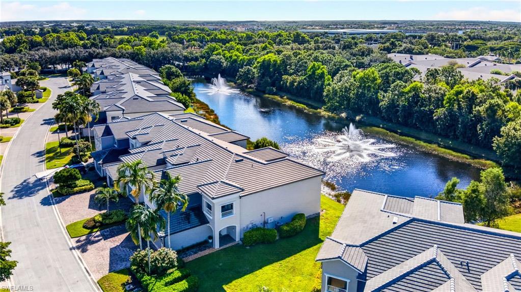OVERLOOKING THE POND WITH WATER DISPLAY , THIS 3 BEDROOM , 2.5 BATHS WITH 2 MASTER SUITES IS OFFERED FURNISHED AS PRESENTED AND SHOWN. SANDPIPER CORNER UNIT WITH SCREENED BALCONY IS LOCATED ON THE 2ND FLOOR WITH PRIVATE ELEVATOR. MODERN LIGHT FIXTURES , CROWN MOLDING AND BEAUTIFUL ART WORK ADDING TO THE UPSCALE LOOK OF THE FORMAL DINING AREA. NICELY FURNISHED THROUGH OUT. HARD TO DUPLICATE AT THIS PRICE.
ATTACHED 2 CAR GARAGE GARAGE .
THE COMPLEX IS LOCATED ALONG THE WILLIAMS ROAD CORRIDOR LEADING TO THE NEW CONSTURUCTION AT 
PELICAN LANDING. JUST MINUTES FROM COCONUT POINT .
HEATED POOL, BILIARD ROOM, FITNESS CENTER.
FAR REMOVED FROM THE ROAD, THIS PROPERTY IS QUIET AND SERENE.