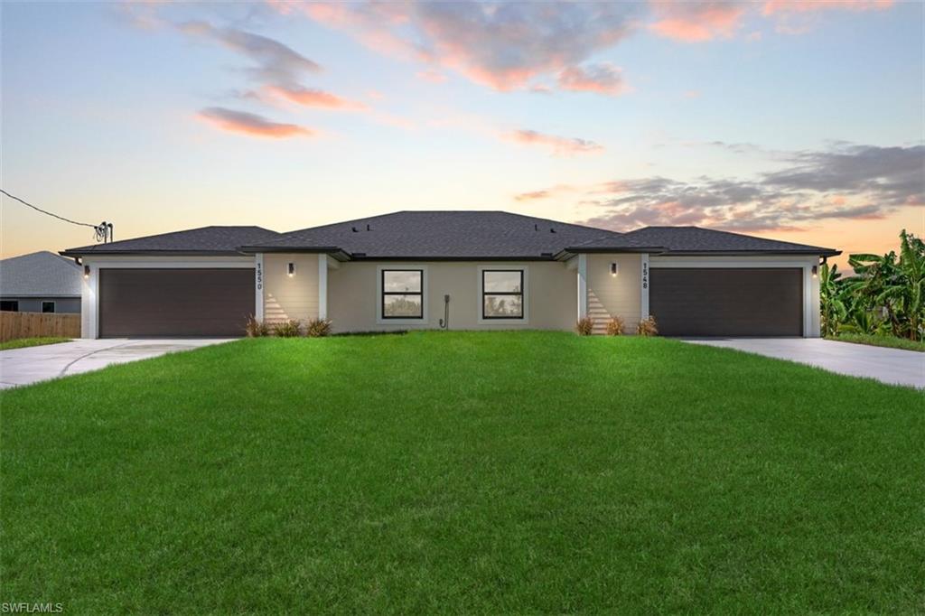 Brand-new construction duplex in Lehigh Acres! Built with exceptional attention to detail and high-quality finishes throughout, this impressive property truly stands out from the rest. Each spacious unit features 3 bedrooms, 2 bathrooms, a private 2-car garage, and a bright, open-concept layout filled with natural light. Impact-resistant windows and doors provide added peace of mind, while the modern design and quality craftsmanship make this property an exceptional opportunity for both investors and owner-occupants. Ideally located on Gretchen Ave S, near Gunnery Road and SR-82, with convenient access to I-75, shopping, dining, schools, and everything Southwest Florida has to offer. Whether you're looking to expand your investment portfolio or live in one unit while generating rental income from the other, this duplex is a must-see. Don't miss this outstanding opportunity!