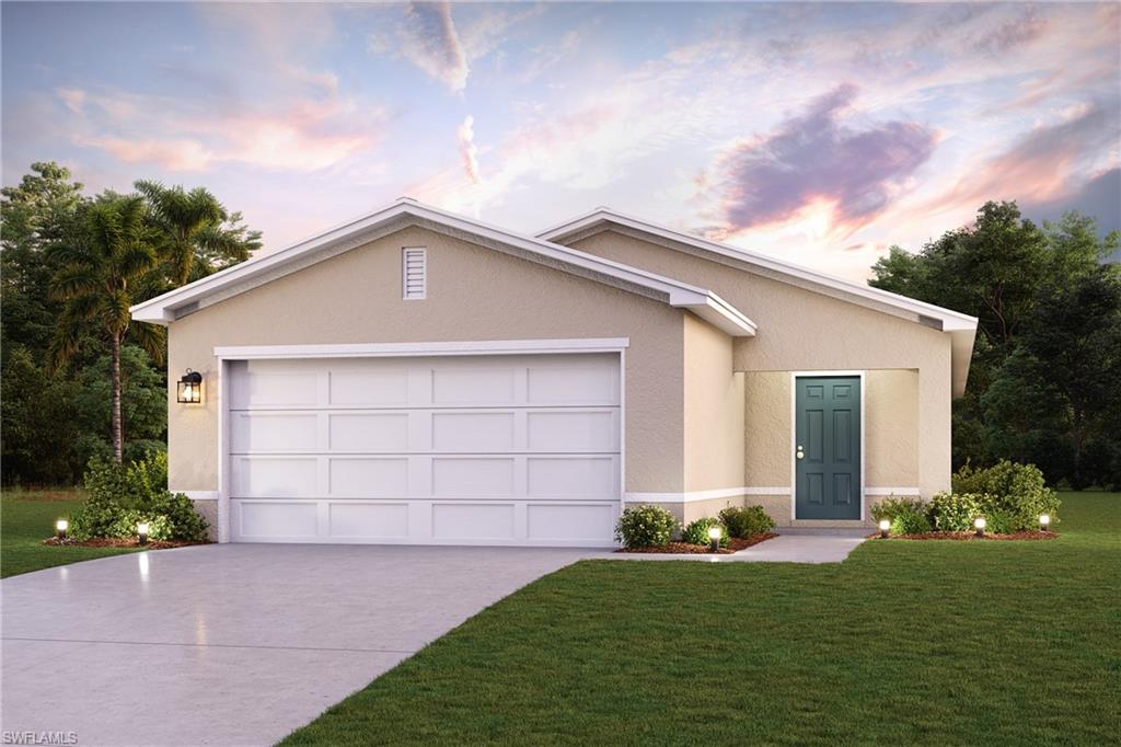 Prepare to be impressed by this DELIGHTFUL New home in the Belle Arbor community! The desirable Sanibel plan features a welcoming great room that flows into an open-concept dining area and a well-appointed kitchen. The kitchen features gorgeous cabinets, granite countertops, and stainless-steel appliances (Including: range, microwave hood, and dishwasher). The primary suite has a private bath, dual vanity sinks, and a roomy walk-in closet. Two additional bedrooms and a 2nd bathroom are tucked away off of a hallway. This desirable plan also comes complete with a 2-car garage.