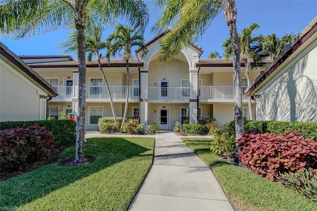 Ready to move in TURNKEY: newly updated first floor unit with high-end, quartz countertops, wood, cabinetry, new flooring, and a fresh coat of paint. Your own private garage with plenty of storage space and plenty of parking available. This unit has a screened lanai decent relax overlooking a peaceful nature preserve. Located close to the Mercado for dining and shopping as well as downtown Naples. Approximately 3 miles to Bonita and barefoot Beach. Why wait, start living today in your new Florida home.