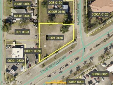 IN THE HUGE OF SEVERAL COMMERCIAL AREA. Large versatile commercial property with direct Palm Beach Blvd frontage, 2 minutes to the Interstate Highway I-75.
If you wish to expand this property, you can purchase the residential home at 51 Alameda Ave, Fort Myers, FL 33905 (0.38 acre), which is located adjacent to these commercial lot.
