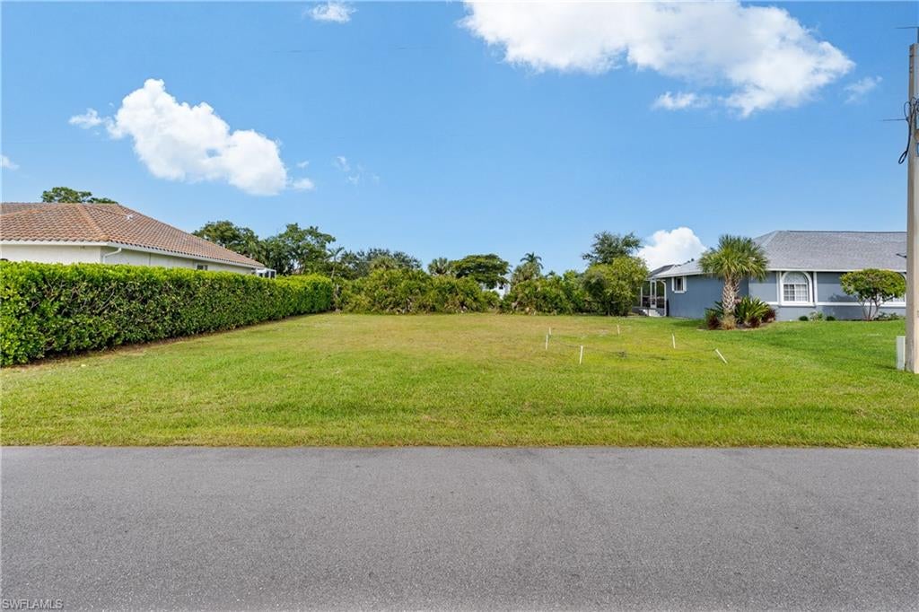 Design your perfect oasis on this oversized .29-acre lot in the heart of Marco Island. Nestled in a prime location, this property offers unparalleled convenience, just moments from the YMCA, Mackle Park, Marco Library, Historical Museum, terrific schools, shopping, dining, and less than two miles from the pristine sands of Residence Beach. With no HOA fees, you have the freedom to create a custom home that reflects your vision. The generous lot size provides ample space to include a luxurious lanai with a pool and spa, perfect for relaxing or entertaining in your private tropical retreat. Embrace the Marco Island lifestyle, where spectacular sunsets, world-class fishing, and boating adventures through the 10,000 Islands are part of everyday life. Whether it's exploring the Gulf waters, enjoying the vibrant local community, or simply soaking up the sun on stunning beaches, this location offers it all. Your dream home starts here—don't wait to make it a reality