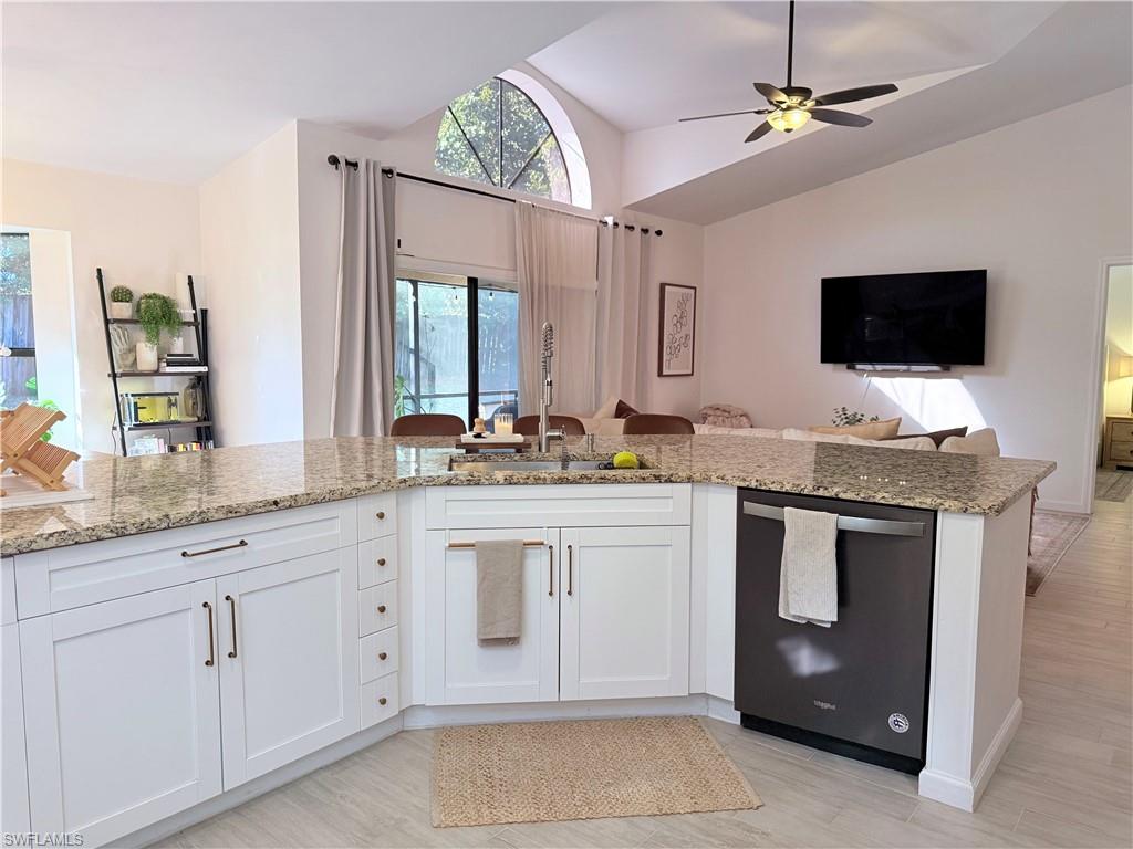 Welcome to this beautifully maintained single-family residence located in the highly desirable Brookshire – Villas Five community of Fort Myers. The heart of the home features a spacious eat-in kitchen with updated finishes and abundant cabinet space, ideal for both everyday living and entertaining. All three bedrooms are generously sized and include walk-in closets, with the primary suite offering dual walk-in closets for exceptional storage. The primary bathroom features a dual-sink vanity and a well-appointed shower.
Tile flooring flows throughout the main living areas, providing a cohesive and easy-to-maintain interior. The private fenced backyard and expansive lanai/patio area offer excellent space for outdoor relaxation and entertaining.
Brookshire is a well-established community offering a variety of amenities including a community pool, fitness center, clubhouse, tennis courts, racquetball, and pickleball, all available through the association. This centrally located Fort Myers property provides convenient access to shopping, dining, and everyday services, with popular retail and restaurant options nearby.
Additional features include ample storage throughout, the home offers a 50-amp / 250-volt generator hookup, providing a solid foundation for a full-house generator system. An excellent opportunity for first-time buyers, growing households, or investors seeking a well-located home in an established Fort Myers community.