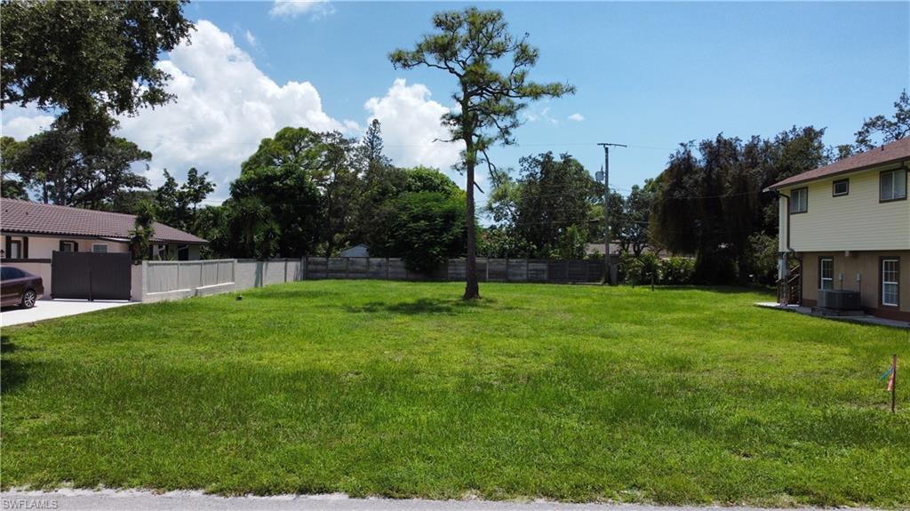 Discover the perfect opportunity to build your dream home on this oversized quarter-acre lot in the heart of Bonita Springs, Florida. This prime piece of real estate is ideally situated just 3 miles from the pristine beaches of the Gulf of Mexico, offering you the chance to enjoy sun-soaked days and breathtaking sunsets with ease. As the westernmost buildable lot in the area, this property provides a unique and coveted location that is sure to impress.

Convenience is at your doorstep with a variety of shopping and dining options nearby, ensuring that you have everything you need within reach. Whether you’re looking to explore local boutiques, indulge in gourmet cuisine, or simply enjoy a leisurely stroll through the charming streets of Bonita Springs, this lot places you in the center of it all.

One of the standout features of this property is its favorable FEMA Zone “X” designation, which means no flood insurance is required. This not only provides peace of mind but also adds significant value to your investment. Imagine the possibilities as you design and build your custom home in this desirable location, free from the concerns of flood risks.

Don’t miss out on this rare opportunity to own a piece of paradise in Bonita Springs. With its exceptional location, ample space, and proximity to the beach, this vacant lot is the perfect canvas for creating your ideal Florida lifestyle. Act now and make your dream a reality!