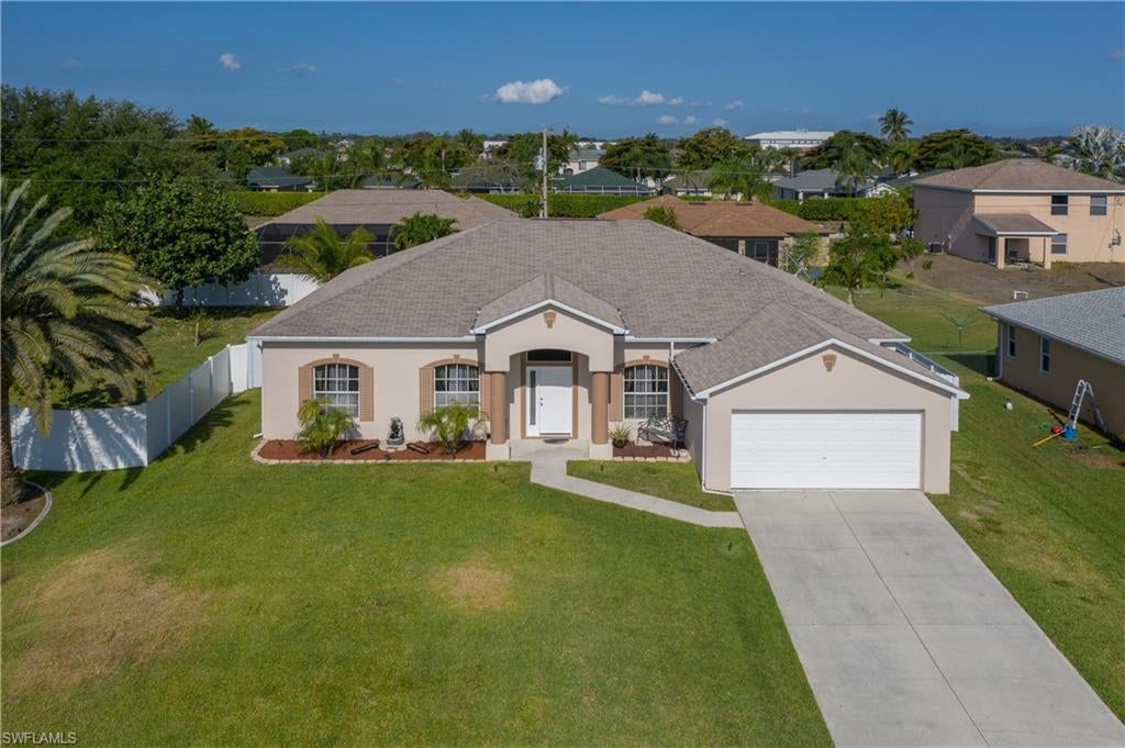 Are you looking for a spacious, remodeled centrally located home? Then look no further step in to this stunning 3 bedroom 2 bath 2126 square foot home located in the heart of Cape Coral. This home has everything in close proximity from schools, shopping and dinning and a quick drive to veterans parkway to get you over the bridge and in to Fort Myers. This house has all tile throughout, granite in the kitchen with stainless steel appliances, a nice size lanai with a large back fenced in backyard. Don’t miss out on this gem in the heart of Cape Coral! Call and schedule your appointment today!