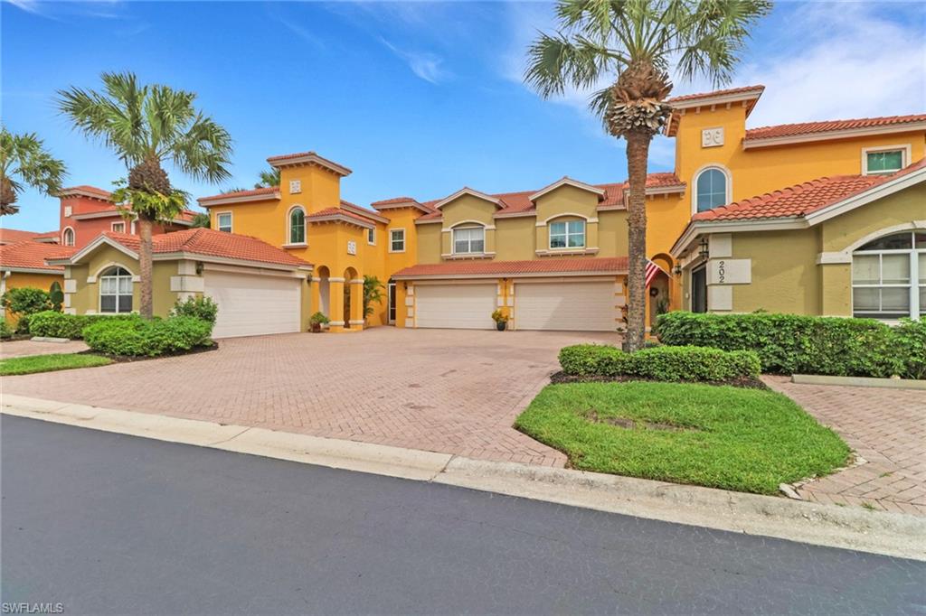 Luxurious Lakefront Condo in Fort Myers – No Flood Insurance Required! Discover upscale living in Portofino, a prestigious gated community in the heart of Fort Myers. This upgraded 3BR/2BA condo with a 2-car garage features elegant marble porcelain tile, neutral tones, and stunning long lake views. The kitchen boasts cherry wood cabinetry, granite countertops, tile backsplash, and roll-out cabinets—perfect for cooking and entertaining. Enjoy added touches like plantation shutters, California closets, custom lighting, and a screened lanai ideal for peaceful mornings by the lake. The garage includes built-in cabinetry and a workbench for extra storage. Storm protection features electric and accordion shutters, and no flood insurance is required. Portofino offers a vibrant, friendly community close to SWFL Airport, beaches, shopping, dining, and theater. Move-in ready and meticulously maintained—your slice of paradise awaits!