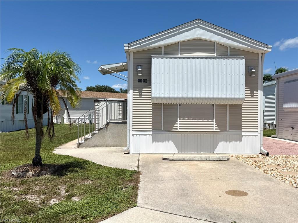 Welcome to your own slice of paradise at Riverwoods Plantation! This charming 2001 single-wide mobile home offers a cozy, low-maintenance retreat in a premier 55+ community where you own the land.

The home features one bedroom, one bathroom, and updated laminate flooring throughout. Step outside to enjoy a wonderful outdoor space, perfect for relaxing and taking in the beautiful Florida weather.

Riverwoods Plantation is renowned for its vibrant, active lifestyle. With a full-time on-site property manager and a dedicated activity director, there is never a dull moment. Residents enjoy a packed social calendar including dinners, dances, pickleball, shuffleboard, bocce, tennis, and both sand and water volleyball.

For nature and water enthusiasts, the community offers exceptional riverfront amenities, including boat storage, a boat ramp, and a launch area for kayaks and canoes on the Estero River providing quick access to the Gulf. Ideally located, you are just minutes away from the airport, pristine beaches, and excellent shopping.