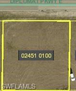 This is one of the few triple lots available on the very important artery of Diplomat Pkwy.  You can build a great house on such an oversized lot.