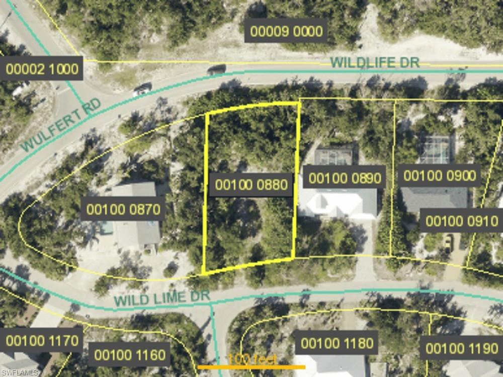 This property is high, dry and ready for you to create your nature lovers dream home. Located just steps from Ding Darling Preserve, and minutes from Bowman's Beach, one of the islands most beautiful. Previous home (now demolished) sheltered cars in the garage unharmed in recent storms. This property is located on the north side of Wild Lime Drive, offering privacy. Utilities in place include sewer, water, cable and electric adding the extra benefit of reduced permit and hook up fees. One of the last remaining lots in Sanibel Bayous. Sign on property.