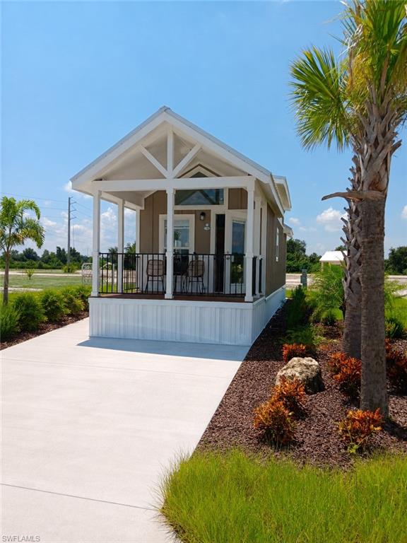 A Rare Palm Breeze Opportunity—No RV Required!

Welcome to Lot 224 at Palm Breeze RV Resort, an especially unique offering featuring a fully furnished park-model cottage already in place. Located on a quiet cul-de-sac just steps from the resort amenities, this property offers exceptional convenience without the need to purchase, transport, or maintain an RV. Simply arrive, unpack, and begin enjoying your Southwest Florida retreat.

This versatile property is ideal as a personal vacation getaway, a comfortable place for family and guests, or an income-producing investment with attractive seasonal rental potential. The park model’s thoughtful layout offers a bright living area, private bedroom, full bathroom, and a spacious loft that provides additional sleeping or storage space.

The well-equipped kitchen features abundant cabinetry, granite countertops, tile backsplash, full-size appliances, cooktop, microwave, and a generous peninsula with bar seating. A separate beverage station with an additional sink and storage makes entertaining easy. The living area includes a comfortable sofa, dining space, wall-mounted television, and coordinating built-in cabinetry. Outside, the covered front porch is the perfect place to enjoy morning coffee and the Florida sunshine.

Palm Breeze welcomes all RV owners and offers upscale resort amenities, including a zero-entry swimming pool, optional poolside cabana rentals, entertainment beneath the expansive tiki, organized activities, full-time management, an activities director, and convenient on-site guest services.

Located in charming Punta Gorda, Palm Breeze is perfectly positioned between Fort Myers to the south and Venice and Sarasota to the north, with easy access to Gulf Coast beaches, boating, fishing, restaurants, shopping, and entertainment.

Whether you are searching for a family retreat, seasonal escape, or investment opportunity, Lot 224 offers a rare turnkey way to own and enjoy the Palm Breeze lifestyle—without bringing an RV.