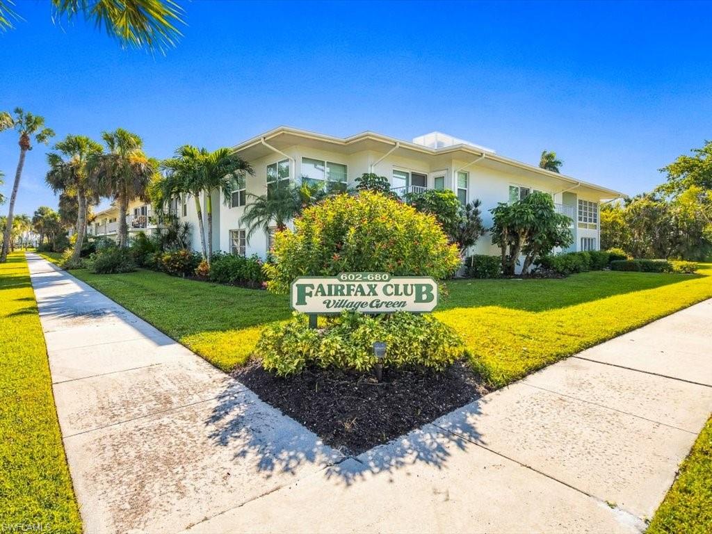 A motivated seller and an asking price under four hundred twenty thousand dollars create a compelling opportunity to own a completely renovated residence in the heart of Olde Naples. Located at Six Hundred Four Twelfth Avenue South, this furnished condominium pairs relaxed coastal comfort with proximity to the destinations that define Naples living. Positioned on the first floor of the Fairfax at Village Green, this inviting end unit offers two bedrooms and approximately eight hundred forty-five square feet. A bright, open floor plan, abundant natural light, and neutral finishes establish an airy, welcoming atmosphere. New tile flooring flows throughout, complemented by updated trim, interior doors, new exterior doors, and impact windows. The renovated kitchen features quartz countertops and a contemporary aesthetic, while the updated bath includes a walk-in shower. A private patio provides an outdoor retreat for morning coffee or unwinding after the beach. Assigned parking and a private storage unit add everyday convenience. Beautifully landscaped grounds and a charming courtyard setting distinguish this established community for residents fifty-five and older. Enjoy a community pool, clubhouse, grilling area, bocce, and shuffleboard, with opportunities to connect and relax. Flood and wind hazard insurance are paid by the association. Just five direct blocks from the Gulf’s white sandy beaches and close to Third Street South, Fifth Avenue South, and Crayton Cove, the location places dining, shopping, and waterfront outings within easy reach. Make this renovated retreat your Naples address and arrange a private showing to explore its remarkable value and enviable location.