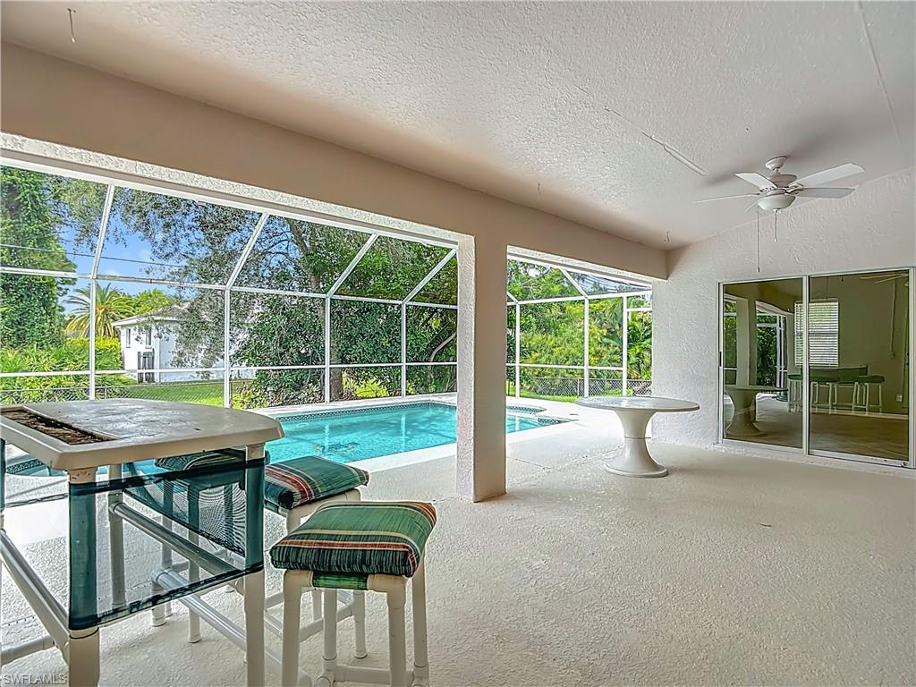 NEW ROOF AND NEW AC ! GREAT PRIMARY OR RENTAL POOL HOME IN SAN CARLOS PARK WITH GREAT ELEVATION AND LOCATION.VAULTED CIELINGS AND LARGE THREE GLASS SLIDING POCKET DOORS WITH A GREAT OPEN FEELING TO THE POOL AREA.FENCED IN YARD FOR PETS AND MORE! CLOSE TO FGCU AND SHOPPING.COME LIVE THE SAN CARLOS PARK FLORIDA LIFESTYLE TODAY!
