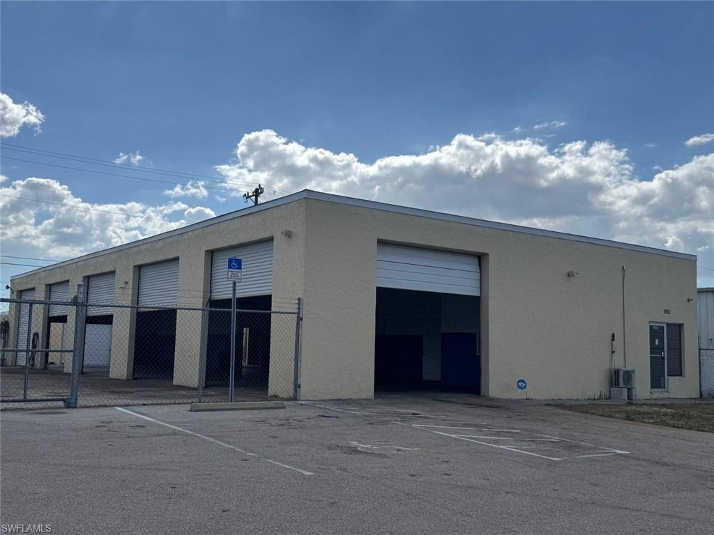 Price reduction!!! This light industrial zoned property in the heart of Cape Coral has been renovated since Ian including new TPO roof over the concrete existing roof. 4,500 sf building, 2 remodeled offices with interior paint, ceramic tile floor, 2 remodeled restrooms. Has a separate bay on the alley for painting (no longer certified), a fire sprinklers and a hazardous material storage room. 3 phase power, fully paved and fenced lot to the east of the building allowing room for additional parking or outside storage. NOT IN A FLOOD ZONE, 8 OHD. Reduced to $18 SF, CAM $1.00 SF. This is a NNN lease.