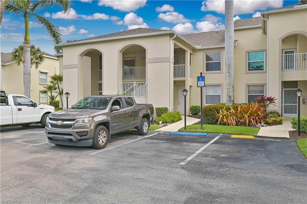 Priced to sell! Clean, updated, and easy living in the heart of Estero. This second-floor condo in Stoneybrook delivers exactly what today’s buyer is looking for—low-maintenance living with peaceful golf course views and a functional, open layout. The entire condo has just been re-painted, giving it a fresh, move-in ready feel, and the bedrooms feature new LVP flooring for a clean, modern touch. Inside, the layout is light and open with a seamless flow from the kitchen into the main living area—ideal for both everyday living and entertaining. Sliders lead out to your private screened lanai overlooking the golf course. The split-bedroom floor plan offers privacy, with a spacious primary suite featuring a walk-in closet and en-suite bath. The second bedroom and full bath provide flexibility for guests, a home office, or additional space as needed. HOA fees include: Water, Xfinity Cable & Internet! Stoneybrook is a gated, amenity-rich community built around a public championship golf course—so you can enjoy the golf lifestyle without the high fees. The course itself is a well-maintained par 72 layout with multiple tee options for all skill levels, plus a full practice facility. Beyond golf, residents have access to a full lineup of amenities including a clubhouse, fitness center, multiple pools and spa, tennis and pickleball courts, basketball, volleyball, bocce, and even baseball and soccer fields. There are also walking and biking paths, a playground, and an active social environment that makes it easy to stay as involved—or as relaxed—as you want. Location is hard to beat—just minutes to Miromar Outlets, Coconut Point, Hertz Arena, and Southwest Florida International Airport, with dining, shopping, and everyday conveniences right around the corner. Whether you’re looking for a full-time residence, seasonal escape, or investment, this is a clean, well-updated option in one of Estero’s most complete and convenient communities.