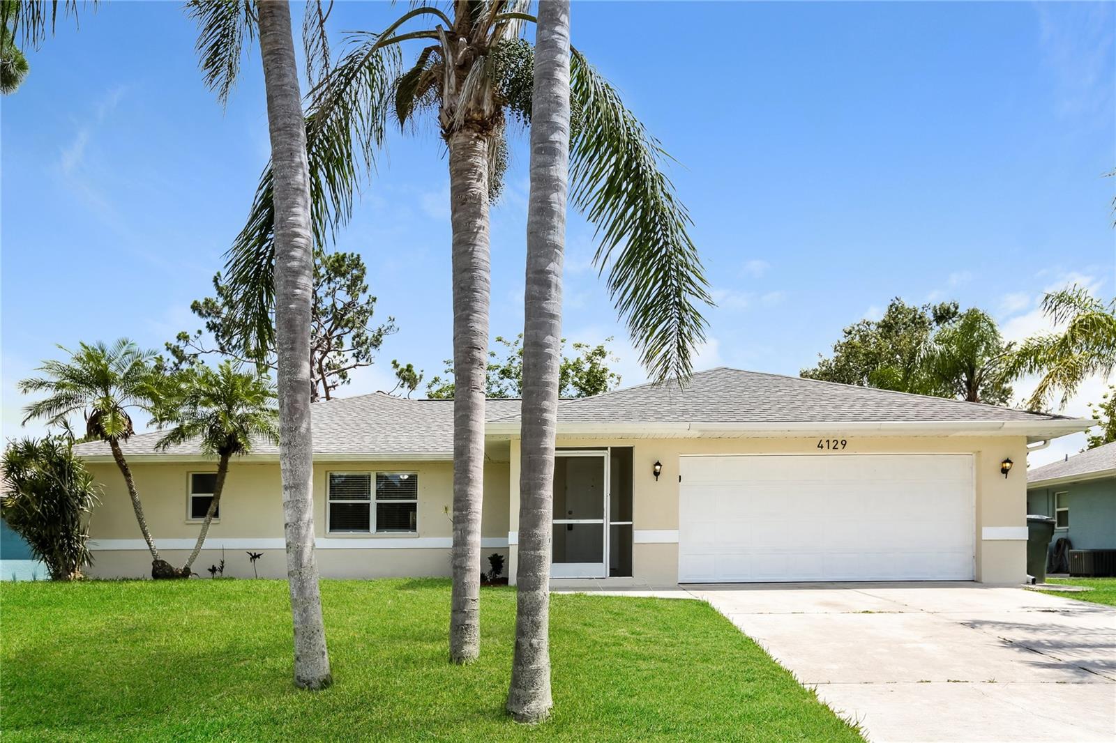 This 3-bedroom, 2-bathroom home offers a comfortable layout with an open living and dining area, a kitchen featuring stainless steel appliances, and plenty of natural light throughout. Vaulted ceilings and ceiling fans add to the interior, while the covered sunroom overlooks the backyard. A 2-car garage completes the home. Easy to show!