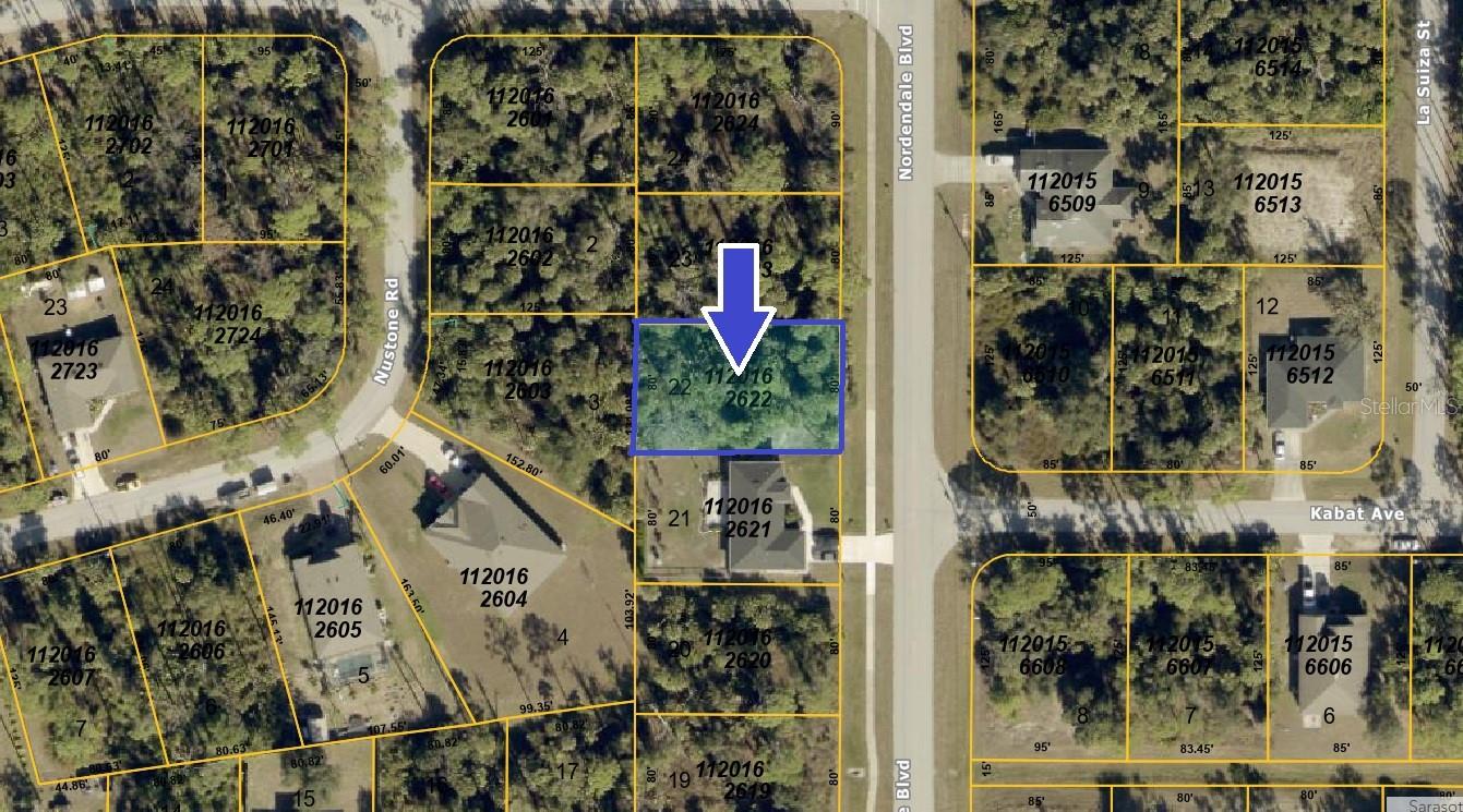 Build your Florida dream home on this vacant residential lot located on Nordendale Blvd in North Port. Enjoy the opportunity to create a home that fits your lifestyle in a growing area of North Port. Conveniently located near shopping, dining, schools, and everyday amenities, with access to major roadways for travel throughout Southwest Florida. An opportunity for future homeowners or investors looking to own land in the North Port area. Buyer to verify zoning, building requirements, utilities, lot dimensions, and flood zone information.