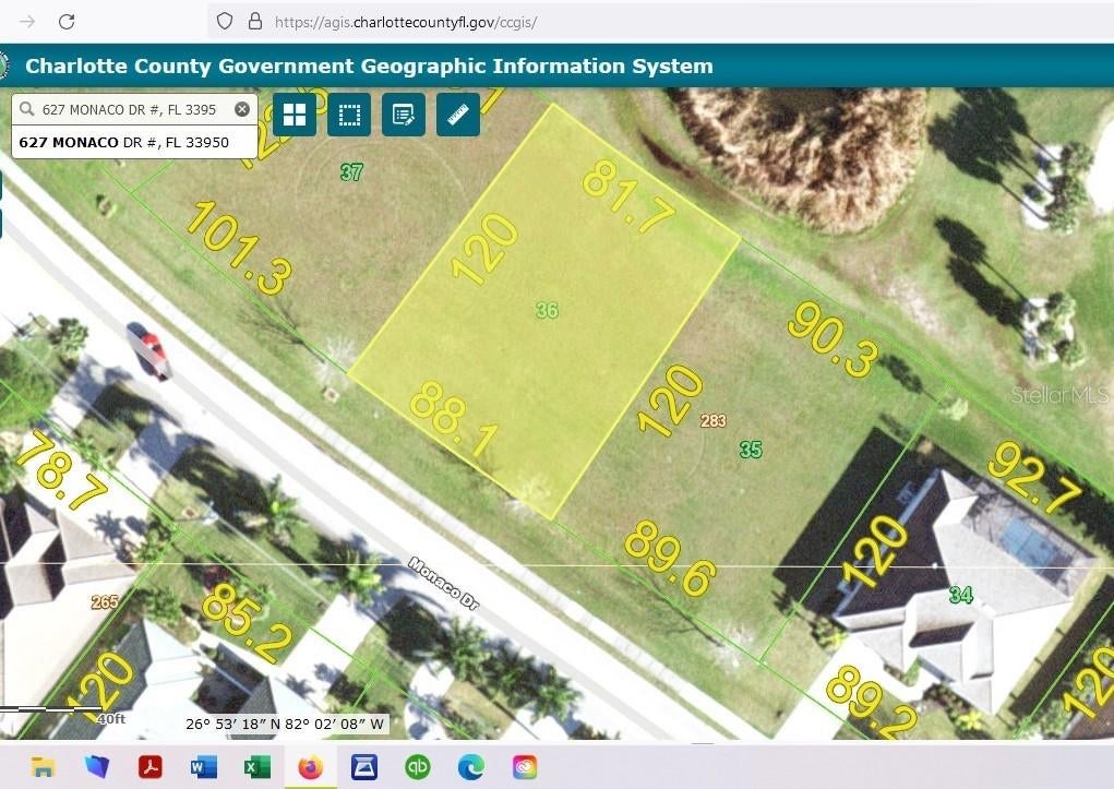PUNTA GORDA ISLES SEC 15 - Land