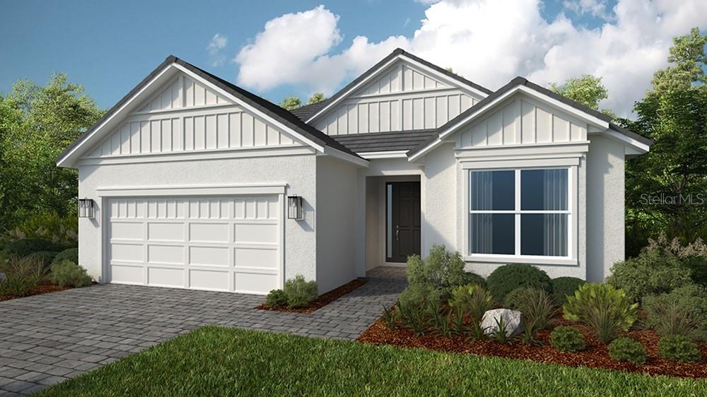 Under Construction. What's Special: Close to Trails | Close to Amenities | Larger Lot. New Construction - March Completion! Welcome to the Lazzio II at 7641 Moonbeam Avenue in Esplanade at Skye Ranch! Step into this beautifully designed single-story home, where thoughtful spaces and effortless flow create the perfect setting for everyday living. At the heart of the home, the open-concept great room, dining area, and gourmet kitchen come together to create a bright and welcoming gathering space. The kitchen features a large center island, walk-in pantry, and seamless access to both casual and formal dining areas. A private primary suite offers a relaxing retreat with a spacious bath, while two secondary bedroom suites provide comfort and flexibility. The dedicated study is ideal for working from home, and the extended covered lanai extends your living space outdoors. Additional Highlights Include: outdoor kitchen rough-in, 4' garage extension, tray ceiling package, 8” interior doors, door from primary closet to laundry room, 80AMP pool and spa prewires and impact windows. Photos are for representative purposes only. MLS#A4710975 - Live your dream vacation every day at Esplanade at Skye Ranch! This resort-style community offers access to the Hub, Rendezvous Park, Turner Park, and future amenities at The Venue. Enjoy a Bahama Bar and Grill, resort-style pool, fitness center, bocce courts, Bark Park, sports fields, and community parks. Designed for wellness, recreation, and connection.