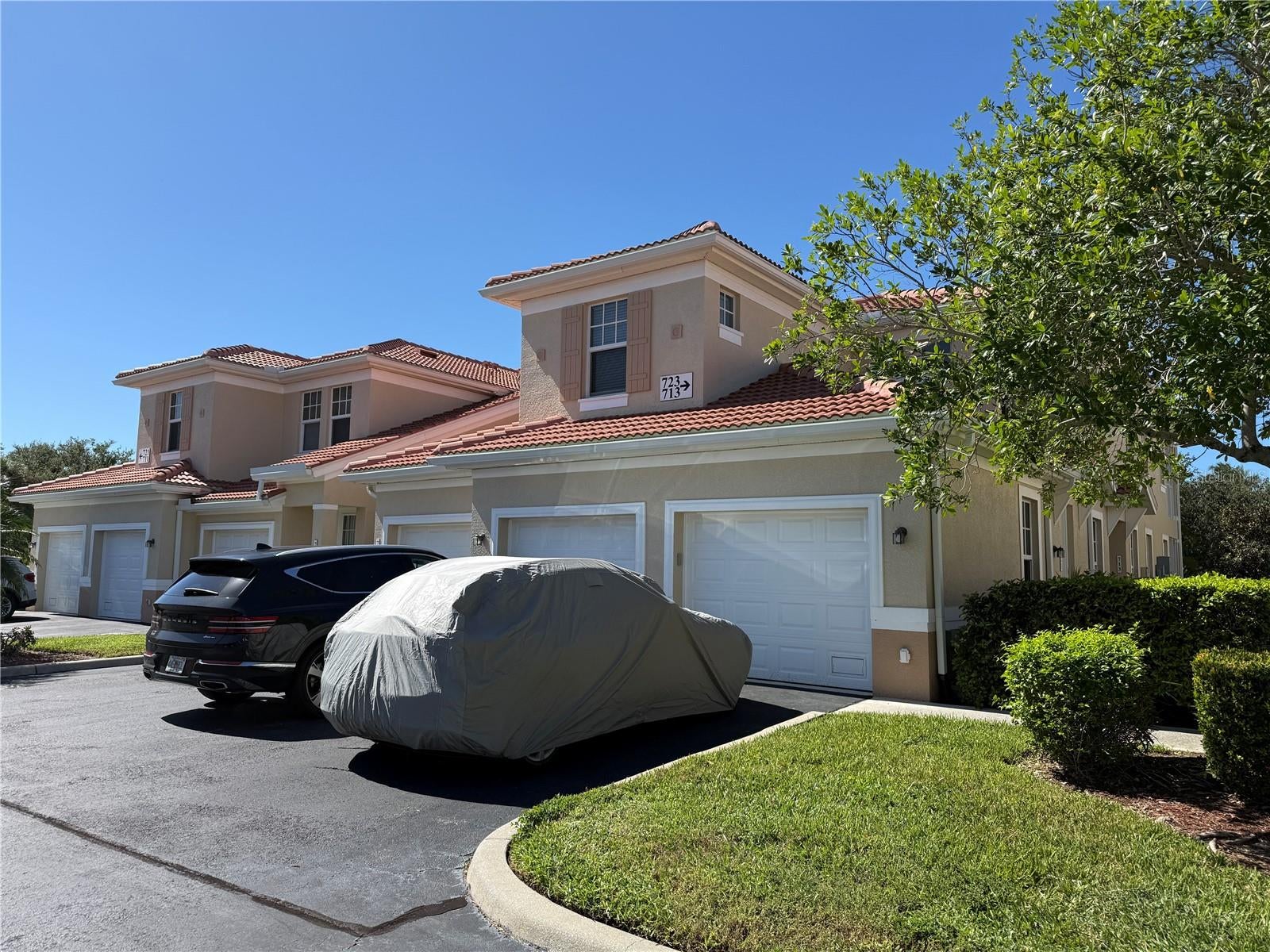 Impressive 2 Bedroom 2 Bathroom FIRST FLOOR unit with attached one car Garage located in the desirable gated community of Magdalena Gardens in Punta Gorda Isles. This spacious light and bright unit offers an open and split bedroom floor plan with Great Room, well appointed Kitchen, Inside laundry room, and screened rear Lanai. The Great Room features diagonal lay tile floors, high ceilings, great natural light and sliding glass doors to the Lanai. The Kitchen offers granite counters, wood cabinets, pantry closet, pass thru to the Great Room and double sink. Appliances include disposal, dishwasher, built in microwave, oven/range, French door refrigerator. There is an Inside Laundry with washer, dryer and storage closet. The spacious Master Bedroom suite has a walk in closet, double closet, lanai access and a private bathroom with large walk in shower, his and hers sinks. The generous sized guest bedroom is on the other side of the unit offering privacy for all parties and the guest bathroom has a tub/shower combination. Note that glass (windows, doors) in the unit is hurricane glass. Magdalena Gardens is a gated community with 90 residences - 15 two story buildings with 6 units per building. There is a heated pool and heated inground spa Magdalena Gardens is within walking distance to the Punta Gorda Isles Civic Association with tennis courts and social groups and events. Historic downtown Punta Gorda is a two minute ride and offers shopping, dining, boat ramps, waterfront parks, art galleries, weekend farmer and artisan markets, Fishermen's Village, Charlotte Harbor Event Center, special events and more!  This is a wonderful unit in a great location.