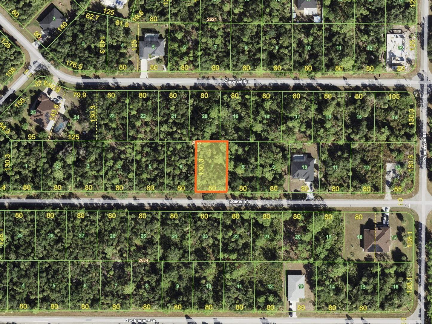 BUILDABLE LOT UNDER $10,000! Great opportunity to own an oversized residential lot in Port Charlotte for just $9,900! Located at 14348 Cannell Lane, this 80 x 130 lot offers 10,428 square feet of land, providing additional depth compared to the standard lots in the area. The property is situated on a quiet street with existing homes nearby, including a home just two lots away. Electric service is nearby, making this an attractive option for someone looking to build a new home or purchase land as a long-term investment. At this price, opportunities to own a buildable lot for under $10,000 are becoming harder to find. Take advantage of this affordable opportunity to own a piece of Southwest Florida!