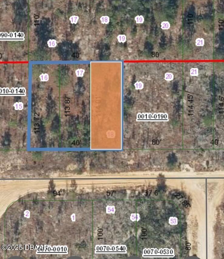Prime investment opportunity in a growing area of Interlachen! This R-2 zoned vacant lot offers future land use as agricultural—ideal for a future homesite, recreational use, or land banking. A smart addition to any portfolio, with strong growth potential in a developing market. Seller is also offering adjacent parcels (lot 16 and lot 17) as a full package totaling 0.3 acres. Don't miss out—contact us today for more details on this incredible opportunity!