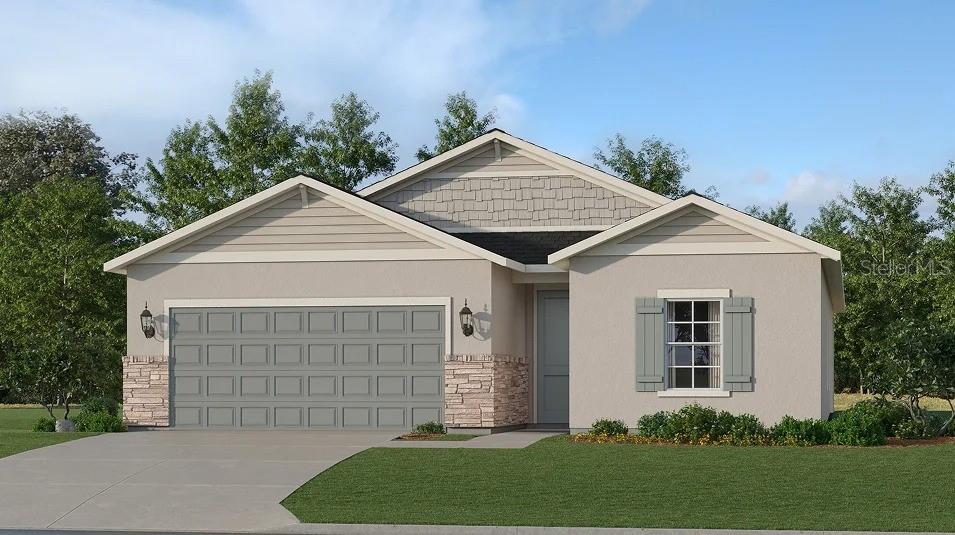 MOVE-IN READY!! Discover the enchanting community of Willow in Punta Gorda, where resort-style amenities and curated events meet effortless coastal living just minutes from Charlotte Harbor. This new single-story home is perfect for residents who live an active lifestyle. Two secondary bedrooms share a bathroom in the hall at the front of the home, while a third is around the corner with a private bathroom. Down the foyer is the open living area, which includes a kitchen, dining room and family room with a covered patio. The owner’s suite is tucked into the rear corner with an attached bathroom. Prices, dimensions and features may vary and are subject to change. Photos are for illustrative purposes only.