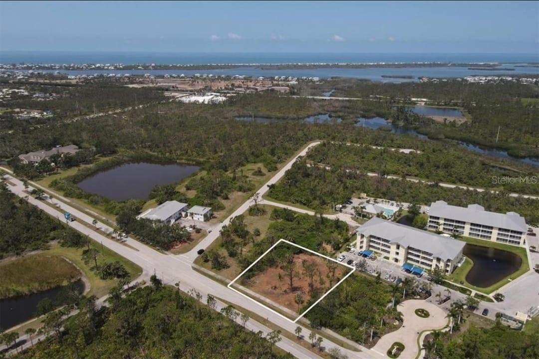 Prime multi-family zoned vacant development lot on Rotonda Boulevard West.  With rare RMF 15 zoning property, there is the opportunity for up to 5 units.  Other multi-family apartments and condominiums nearby.  Superb location being a very short distance to shopping, golf courses, marinas, beaches, State Parks, Palm Island and Boca Grande.