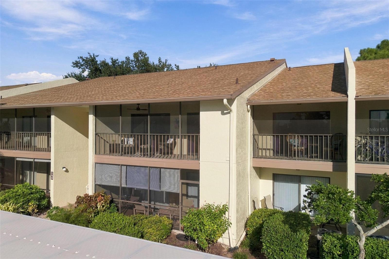 Imagine arriving at your Venice retreat, unpacking your suitcase, and knowing everything else is already taken care of. Welcome to unit 207, a freshly renovated, two-bedroom, two-bathroom, pet-friendly condo in Bird Bay Village, offered truly TURNKEY FURNISHED, right down to the linens and dishware. With the details already in place, your transition to the Florida lifestyle is as effortless as it should be. Inside, rare VAULTED CIELINGS create an airy, open atmosphere that makes this inviting retreat feel especially spacious. Ease into your morning with coffee on the private lanai off the primary bedroom before heading out to enjoy the day. Bike to historic Downtown Venice for breakfast and a stroll through the shops, explore the scenic Legacy Trail, or spend a sun-filled afternoon at the Gulf beaches. And on days when you prefer to stay closer to home, Bird Bay Village offers plenty to enjoy. Take a swim in the heated Olympic-sized pool, meet friends for pickleball or tennis, enjoy the fitness center or bocce courts, or wander the boardwalks through the mangroves of Roberts Bay. As the day comes to a close, retreat to your second private lanai off the living room, where a refreshing drink and the beautiful colors of a Florida sunset make the perfect ending. With the charm of Venice, coastal recreation, and an active community at your fingertips, there's little left to do but settle in and enjoy. **The renovations are complete, the home is furnished, and your next chapter is waiting.**
*IN-UNIT WASHER/DRYER*