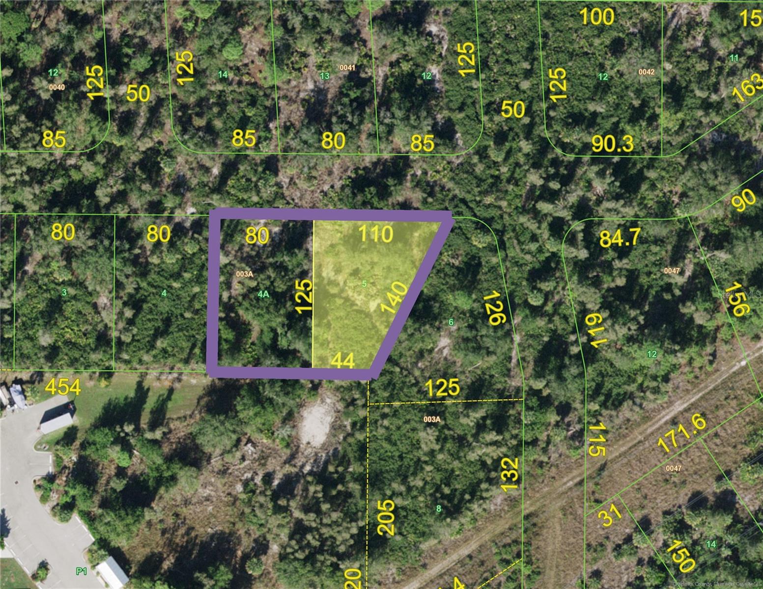 TEE & GRN ESTATES 1ST ADD - Land