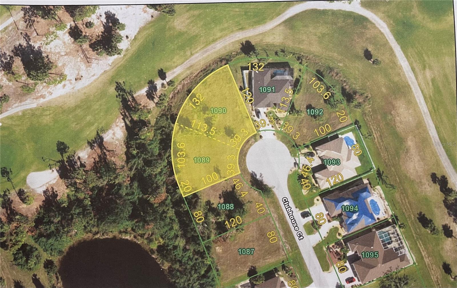 RARE OPPORTUNITY to own a vacant DOUBLE LOT on a quiet cul-de-sac, offering privacy, a view of a lush greenbelt, and backing up to the 18th hole of the beautiful Pinemoor Golf Course. Located **in an X flood zone**, this mostly cleared property with NO HOMES behind it provides the perfect canvas to build your dream home in deed-restricted Rotonda West. The lot faces west, offering breathtaking SUNSET VIEWS over the GOLF COURSE. Public water and sewer are available, making it a convenient location for your new build. Enjoy nearby amenities including 23 miles of canals, ponds, and lakes, as well as boating access, perfect for water enthusiasts. The Rotonda Community Center offers active clubs and groups for socializing, while the nearby Rotonda Community Park and Preserve features a playground, tennis and pickleball courts, picnic areas, and scenic bike trails. Fishing enthusiasts will appreciate the excellent fishing opportunities in nearby lakes and canals. With five golf courses in Rotonda West and Gulf beaches just a short drive away, outdoor activities abound. The Pinemoor Golf Club, an 18-hole, par 70 course designed by Pete Dye, is just minutes away for easy access to a round of golf. Not located in the scrub jay zone, this spacious, pie-shaped property measures 78' at the street, 255' across the back, and 100' and 120' deep—making it one of the best properties in all of Rotonda West! (Please note that the owner purchased and combined two lots, lot 20 and lot 22, to create this double lot opportunity, public records do not reflect this).