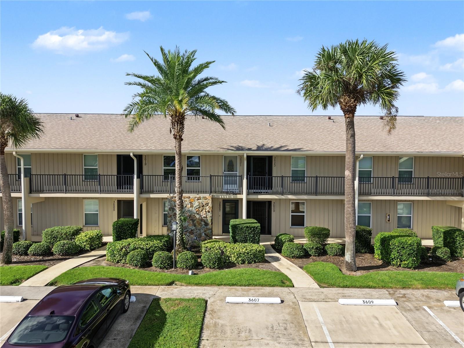 Beautifully remodeled 1 Bedroom 2 bathroom Condo with Lanai In Fairway Villas II in the Sun N Lake Improvement District of Sebring Florida. WAIT UNTIL YOU SEE THIS VIEW>>>>>Located within a 55+ community...If you are looking for Fun N the Sun...this is an amazing place to be. There are tons of activities to partake in within this golfing community. It is close to shopping, dining, and so much more!! This condo is located on the 2nd floor with assigned parking. There is beautiful Marble Tile in both bathrooms/showers. New Laminate flooring throughout. Freshly painted less than 2 yrs ago. Hot Water Heater is new, roof was replaced approximately 3 years ago by HOA. The Kitchen is stunning with gorgeous granite countertops and large eye catching tile back splash throughout with a nice large bar to sit at and enjoy. LED lighting upgrades in varies places throughout the condo. The pictures do not do this condo justice, it is a must see and priced to sell. Call for your private showing today!
