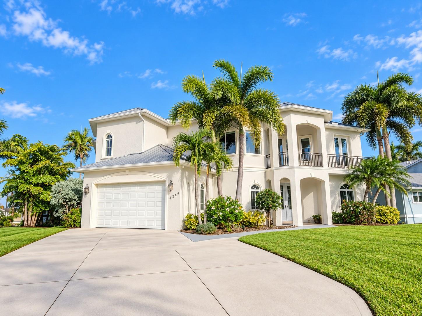 TARPON SEASON STARTS AT YOUR OWN DOCK! This 6-bed, 4-bath Gulf Cove pool home sits on a quiet, private street along an extra-wide canal with direct access to the Myakka River, Charlotte Harbor, the Intracoastal, and the Gulf. It is minutes by boat to Boca Grande’s world-famous tarpon fishing and the Boca Sand Bar, and about 20 minutes by boat to Fisherman’s Village in Punta Gorda. BUILT FOR BOATERS: 75 ft of frontage, a concrete seawall, a private dock with 120V/220V shore power and fresh water, and a 20,000-lb boat lift under a 40-ft covered canopy. BUILT TO LAST: Full block construction, metal roof, 15kW generator, 500-gal propane tank, and 4,777 sq ft of high and dry cooled living space. Freshly painted inside and out. NO HOA. TWO COMPLETE LIVING LEVELS: Each level has its own kitchen, living space, and fireplace, ideal for guests, extended family, or multigenerational living. UPPER VIP LEVEL: The chef’s kitchen features Wolf appliances, a gas-cooktop island under a custom wood range hood, double wall ovens, a new custom fridge, solid wood cabinets with four floor-to-ceiling pantry pullouts, and granite counters. This level also offers a family room, dining room, large dinette, and water-view office. The luxury master suite has two walk-in closets and a spa-style bath with dual sinks, a soaking tub, and a walk-in dual shower. Two more bedrooms share a Jack-and-Jill bath. Front and rear balconies offer water and sunset views. GROUND LEVEL: A second full kitchen, a living room with a fireplace, a flex space, and 3 bedrooms with walk-in closets. The ground-level master’s adjoining bath opens to the pool lanai for easy entertaining. OUTDOORS: The screened lanai surrounds a heated saltwater pool and in-ground heated spa with water views, plus an outdoor shower. EXTRAS: New water heater, new Jandy pool pump, iAqualink 3.0, Sonos audio, security cameras, central vacuum, crown molding, high ceilings, irrigation, and low-maintenance landscaping. Oversized 2.75-car garage with home gym. Offered partially furnished. Community boat ramp, park, and fishing areas. A new park in the preserve across from the home is expected to open in Dec 2026, with trails, a beach, a fishing pier, and boat docks. The new pier and beach are about a one-mile walk away. Zoned for Myakka River Elem, L.A. Ainger Middle, and Lemon Bay High. Schedule your private showing today!