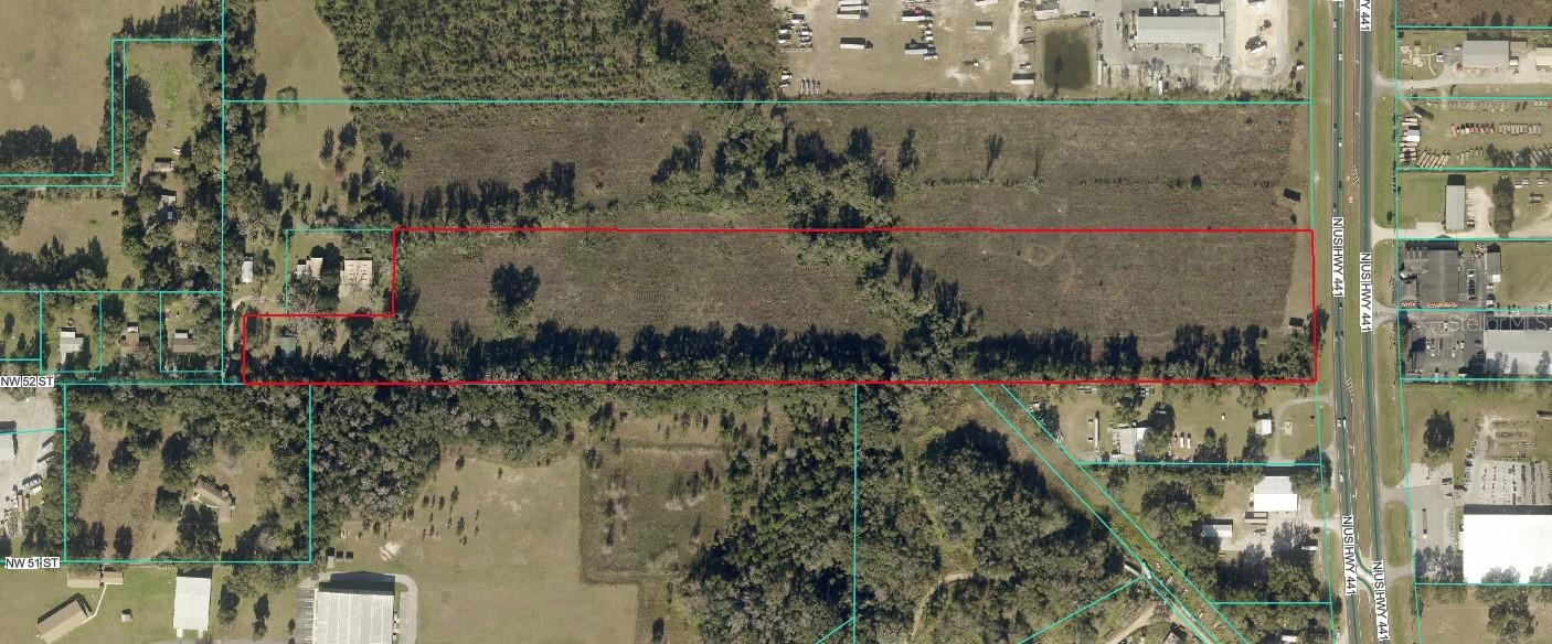 Opportunity to purchase 19.07± acres of vacant commercial land in Marion County with direct frontage on US Hwy 441/301. The property offers approximately 350± feet of highway frontage and is located approximately 3.5± miles north of Downtown Ocala.

The site is zoned B-5 (Heavy Business), allowing for a wide range of commercial and business uses subject to county regulations. US Hwy 441/301 is a major north–south transportation corridor serving Ocala and surrounding markets, providing strong visibility and accessibility.

Ideal for commercial or industrial users seeking highway exposure, flexible zoning, and large acreage. Buyer to verify zoning, permitted uses, and development requirements.