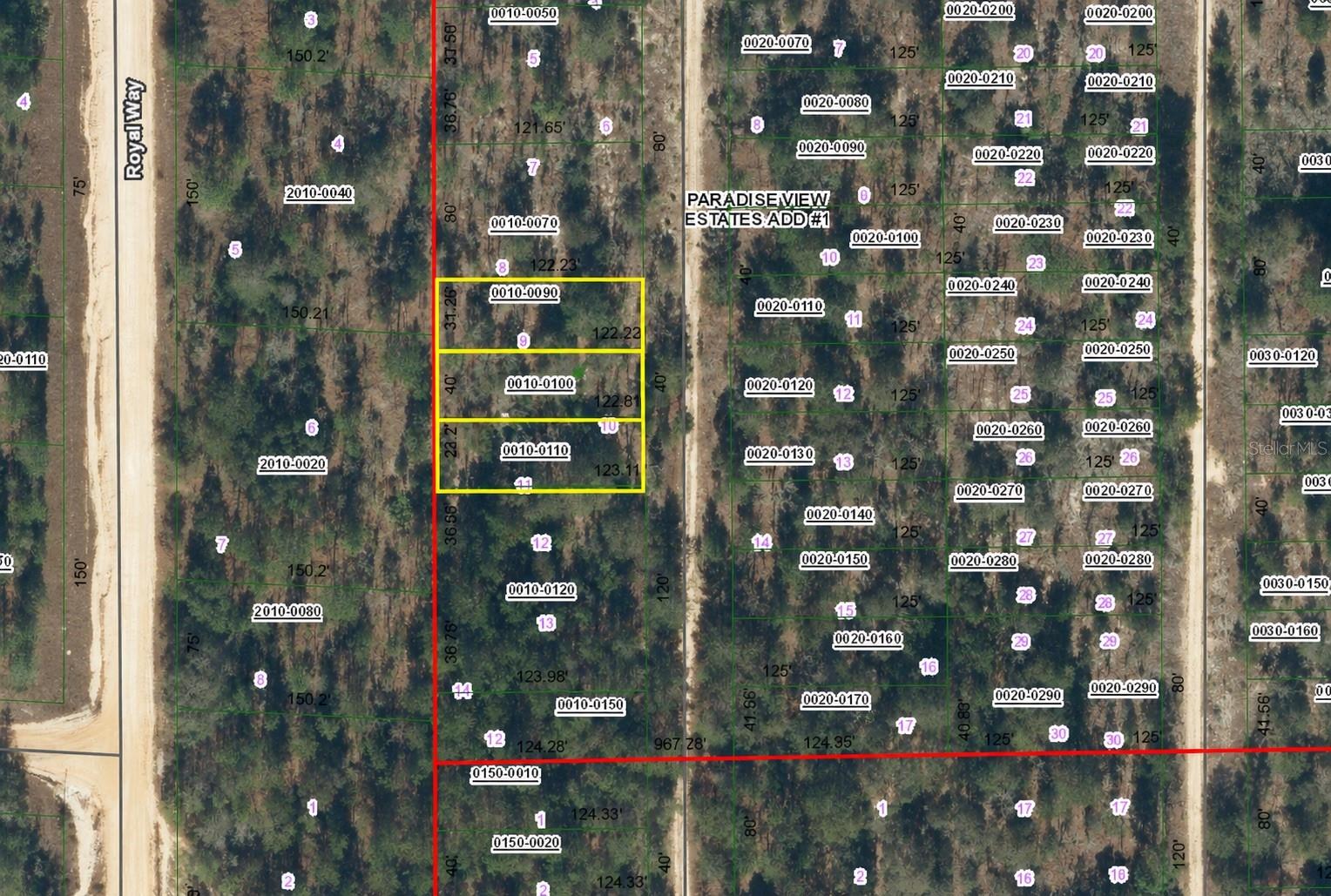 PARADISE VIEW ESTATES - Land
