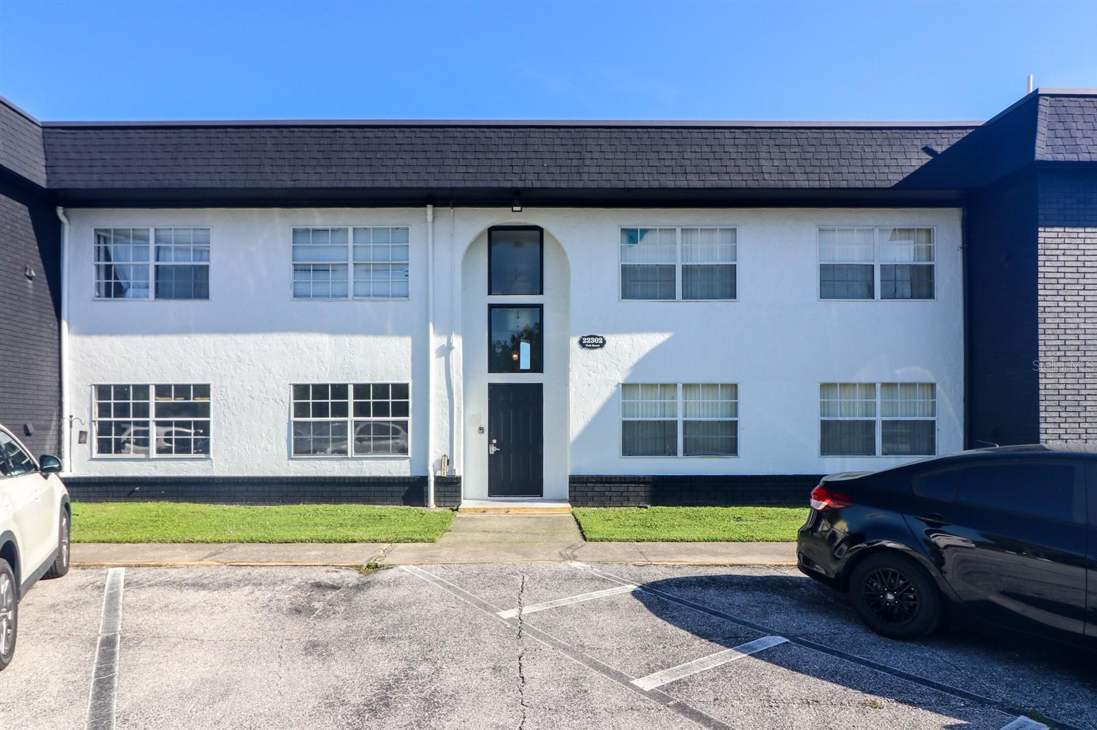 Welcome to Town & Country's Art Deco Studio/One Bath Condo Unit #220. Partially Furnished. 2nd Floor.  Located at 22302 Vick St., Unit #220, Port Charlotte, Fl. 33980. Approx. 421 Sq. Ft. with One designated Parking Space.  Community does have a Pool & your Efficiency has a Lanai for your Morning Coffee or Late Night Star Gazing!
Appliances included: Refrigerator, Range & Microwave. LivingRoom/BedRoom/DiningRoom Combo Flooring is Tan. Kitchen has Vinyl Flooring. Walk-In Shower Open with Rain Head Adjustable Shower Head. Decorative Tile.  No Washer/Dryer Hook-Ups. Coin Laundry downstairs. Also Designated Storage assigned to this Unit #220 & its next door to your Front Door! 
Don't Wait! Call Today for Your Showing!