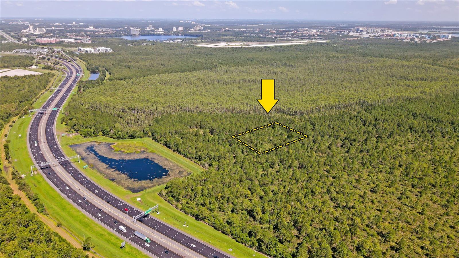 • Well-Priced Land Banking Opportunity! This Parcel is 1.23 acres / 53,205 Sq Ft. of Raw, Unimproved Land… with NO HOA… Currently Zoned: A-2/Farmland Rural District. HOLY COW! _ _ _ _ _

• This is a Prime Investment for an All-Cash Buyer looking to secure a footprint in the central corridor of Central Florida for a big Future Payoff! | This large Tract of Land is One of the Best Priced Parcels in this area!

_ _ _ _ _

• The Property is in the Midst of a very Large Tract of Un-Developed Land with no current infrastructure or public road access existing. | There is no way to visit the land in Person. | This site sits Just North of the 417 and south of Central Florida Parkway near the established neighborhood of Hunters Creek.

_ _ _ _ _

• Being Less than 1 mile West of International Drive, and only 2 miles from a future major regional transit hub (linking MCO, Disney, and the Convention Center) all significantly increase this Land’s Long-Term Future Value.

_ _ _ _ _

• The location of this land provides unparalleled proximity to world-famous destinations, both now and in the Future!

_ _ _ _ _

• Theme Parks: Located less than five miles from Walt Disney World Resort and minutes from SeaWorld and Universal Studios.

_ _ _ _ _

• Convention & Shopping: Only 6 miles south of the Orange County Convention Center and close to International Drive’s major shopping and dining districts.

_ _ _ _ _

• Transit & Connectivity: Easy access to State Road 417 (the GreeneWay) and Interstate 4 (I-4) allows for a 20-minute drive to Orlando International Airport, a 25-mile trip to downtown Orlando, and a one-hour drive to Tampa.

_ _ _ _ _

• Future Infrastructure: The proposed South International Drive (SID) Station, a central hub of the Sunshine Corridor, is expected to be located just 1.5 to 2.5 miles from this land. | This massive regional project is planned to link Orlando International Airport (MCO) directly to the Convention Center and Disney resort area, utilizing both SunRail and Brightline service.

_ _ _ _ _
• As the area matures, the new owner can engage with the County to explore future improvements and infrastructure in one of Florida's most dynamic growth corridors. | This is a rare opportunity to acquire a strategically located parcel in one of the most sought-after tourism and investment markets in the United States.

_ _ _ _ _

• Clear Title Search & Lien Search are Completed and Ready to Convey to New Owner! | Schools, HOA Info and Square Footage of Land are Deemed Accurate, but are not Warranted.

_ _ _ _ _

• School Zones: Sunshine Elementary, Freedom Middle School, Lake Buena Vista High School! Say YES!