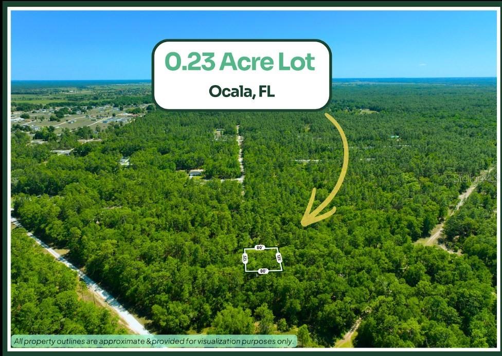 SELLER FINANCING AVAILABLE! This 0.23-acre flat, wooded lot in Rainbow Park offers a peaceful, up-and-coming setting with a true country feel — quiet dirt roads, added privacy, and a slower pace of life. Zoned R1 for single-family or modular homes (1,000 sf minimum); mobile homes are not permitted. The lot sits high and dry, outside any flood zone or wetlands area, with no HOA restrictions. Well, septic, and power will need to be installed, giving you the flexibility to build exactly as you envision. An environmental survey is available for review. Conveniently located near Ocala with access to major routes including State Road 40 and Interstate 75. Buyers are encouraged to confirm current building and zoning requirements with the appropriate county office prior to purchase. A solid opportunity to secure land in a growing part of Marion County — position yourself now while the possibilities are still wide open.