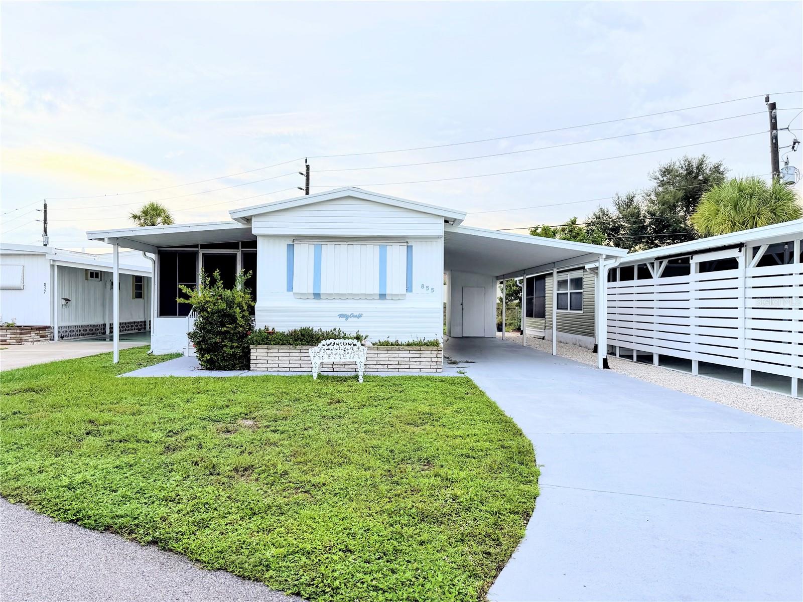 Boating Community! Dog Area and it backs up to the Legacy Trail for taking your dog a walk, riding your bike or a morning walk. This two-bedroom home has a spacious living room/dining room combination. Large Florida Room, great for entertaining. Carport in 2024.
This is resort style living. This beautiful community is located on Venice Island. Enjoy the heated pool with water aerobics and exercise classes, Country Club Estates has two clubhouses. Both with kitchens. One clubhouse has a stage for bands and performances. The other overlooks the waterway with rented boat slips for the residents. From the boat club to the book club, you will probably find it here. Pickleball, shuffleboard, corn hole, billiards, ping pong, library, fitness center, most card games, karaoke, events planned for the holiday, local bands and DJ's for dances, neighborhood parades and scavenger hunts. Too many to list. This is not just a place to live--it is a lifestyle. Come see for yourself. Come see this home. You won’t be disappointed.