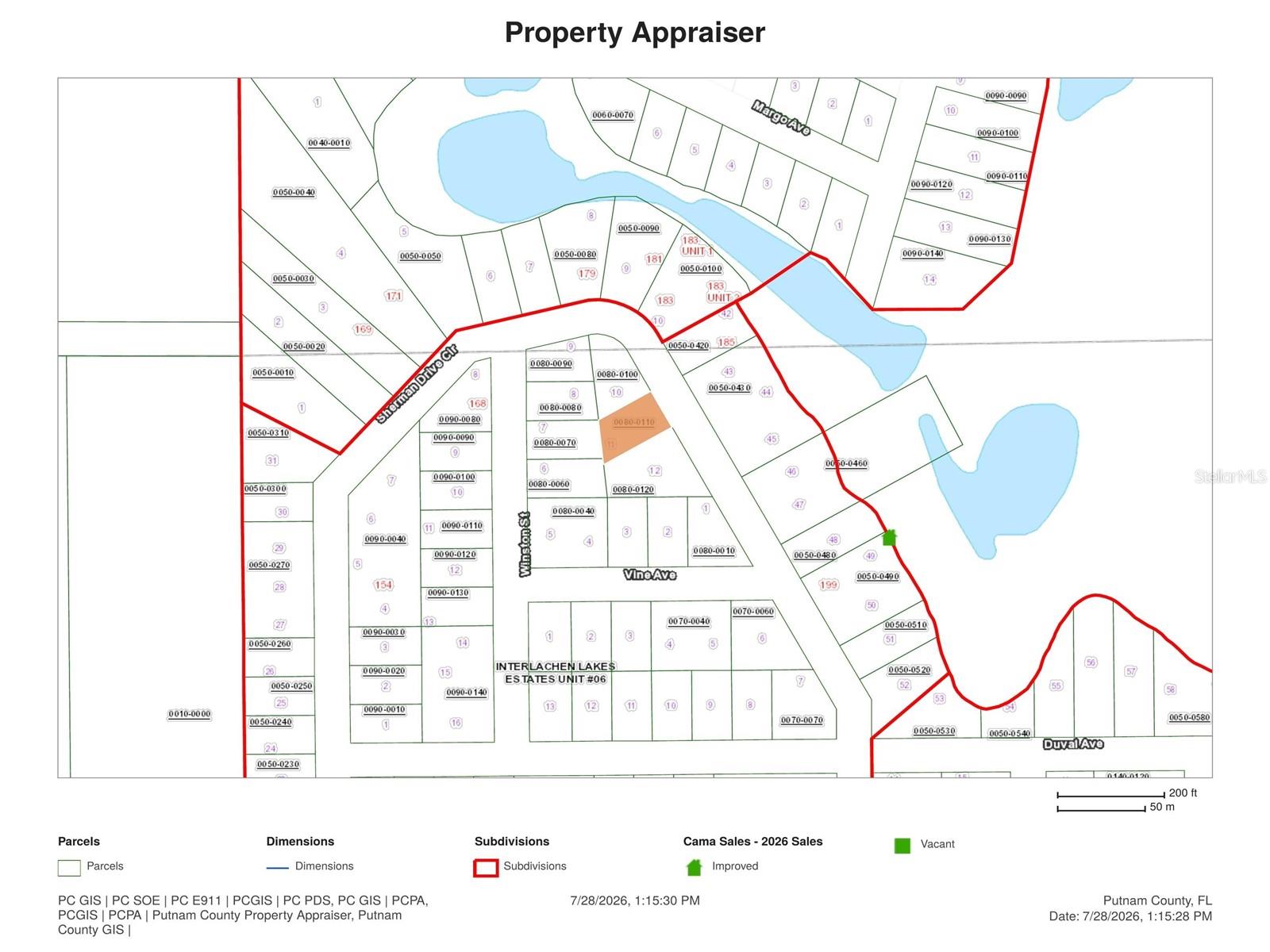 INTERLACHEN LAKES ESTATES - Land