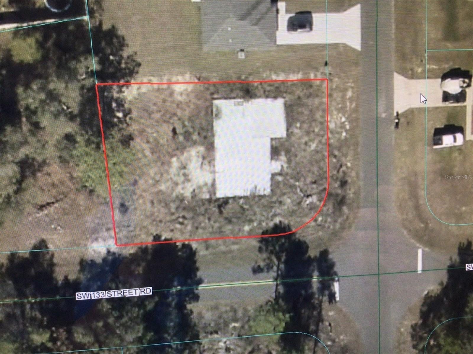GREAT LOCATION MANY NEW HOMES IN NEIGHBORHOOD.
THERE IS A 1857 SQUARE FOOT CONCRETE PAD ON THE SITE APPARENTLY PLACED ON THE SITE IN ERROR. THERE IS NO PERMIT