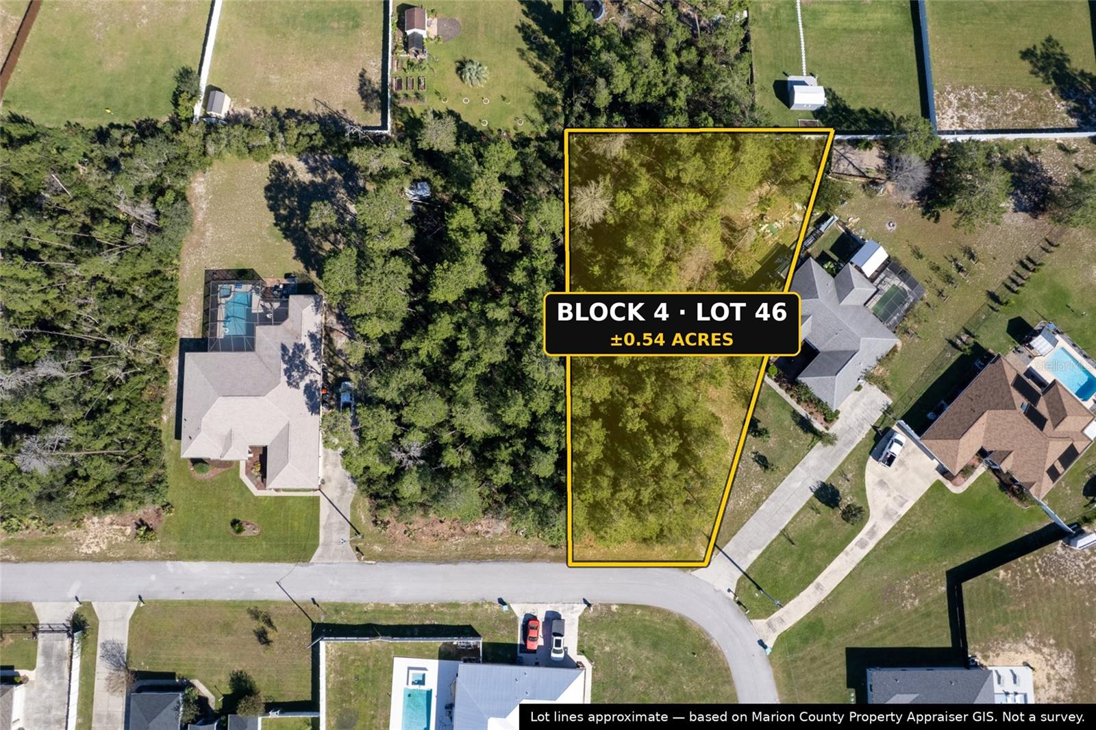 Outstanding opportunity to build your dream home in the highly desirable Ocala Waterway Estates! At over a half-acre, this oversized parcel offers more space and versatility than standard neighborhood lots. Public water is available at the street for an easier build process. Conveniently located near local shopping, dining, and the 49th Avenue Trailhead for biking and hiking enthusiasts. Opportunities in this prime location are limited—secure your piece of Ocala today!